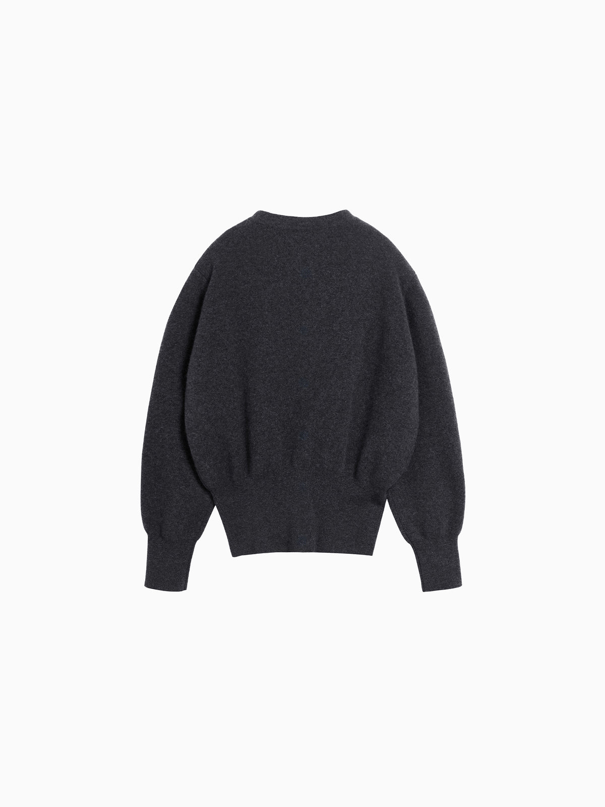 Cashmere 100 Double-faced Cardigan Charcoal