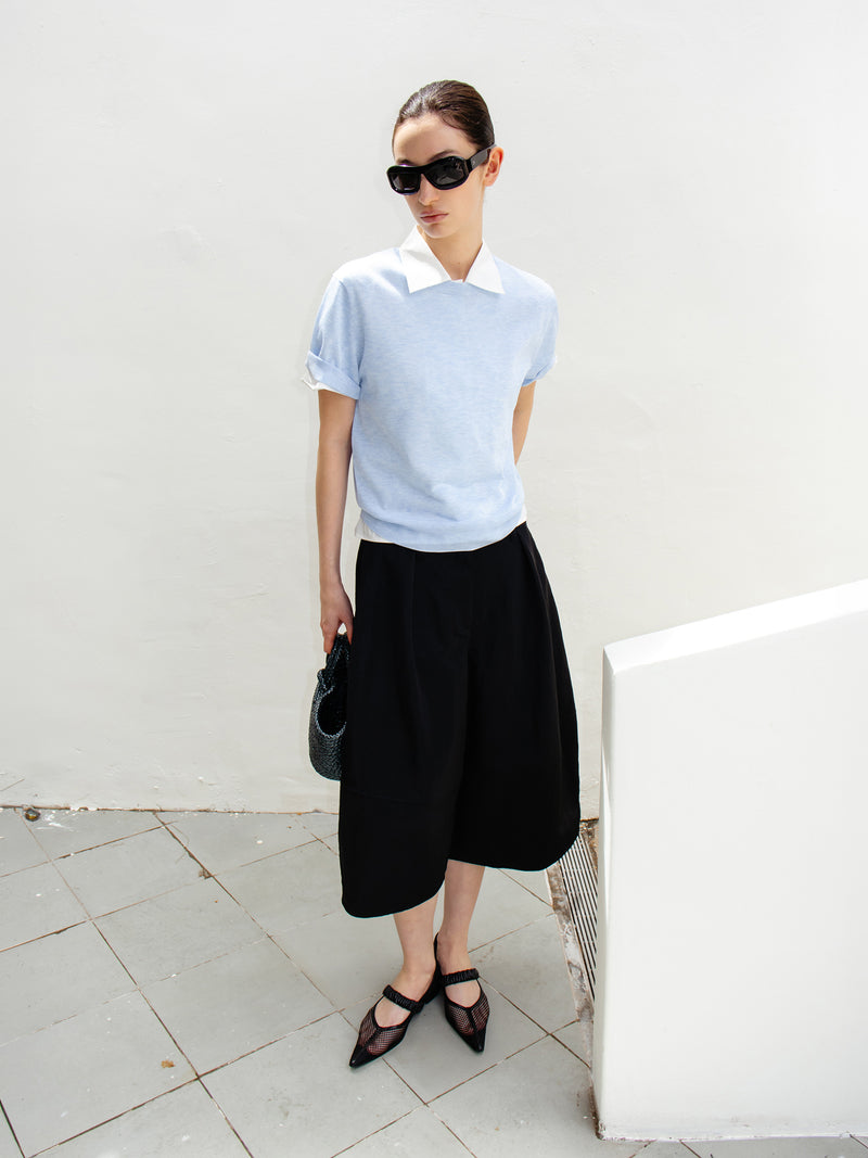 Volume Bermuda Shorts Black