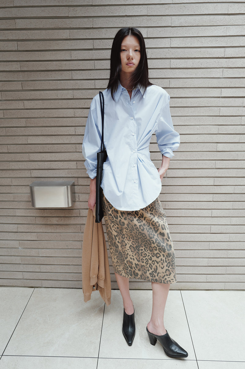 Epoch Cotton Shirt Blue