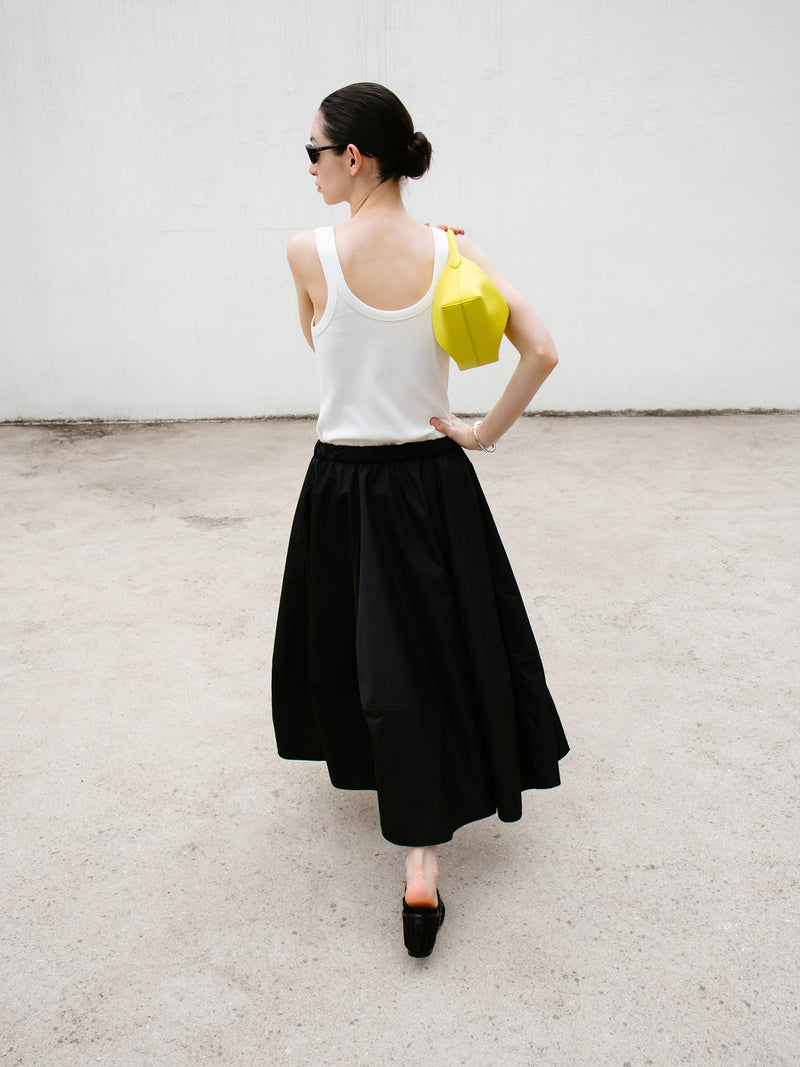 Balloon Full Skirt Black