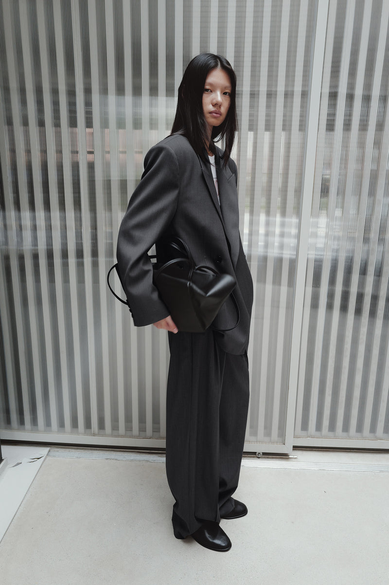 Double-breasted wool jacket