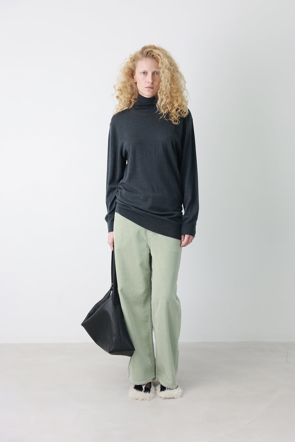 Soft Corduroy Pants Mint