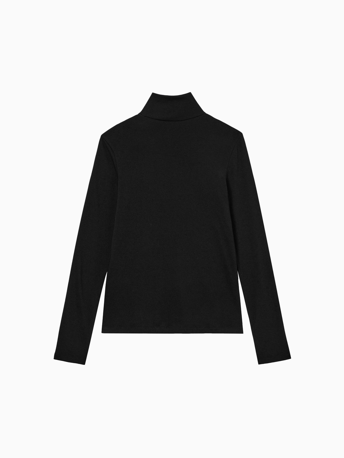 Milky Turtleneck T-shirt Black