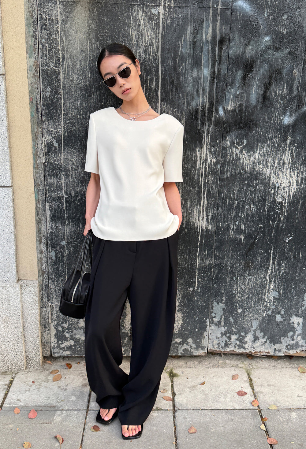 City L Trousers Black