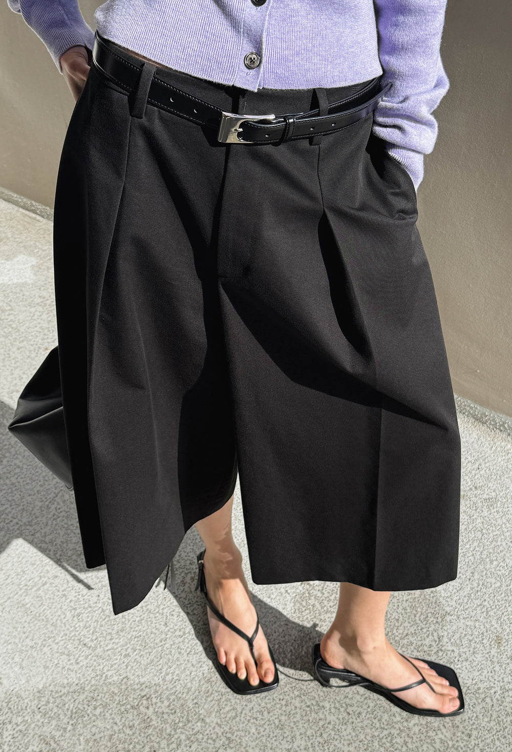 Cotton Bermuda shorts