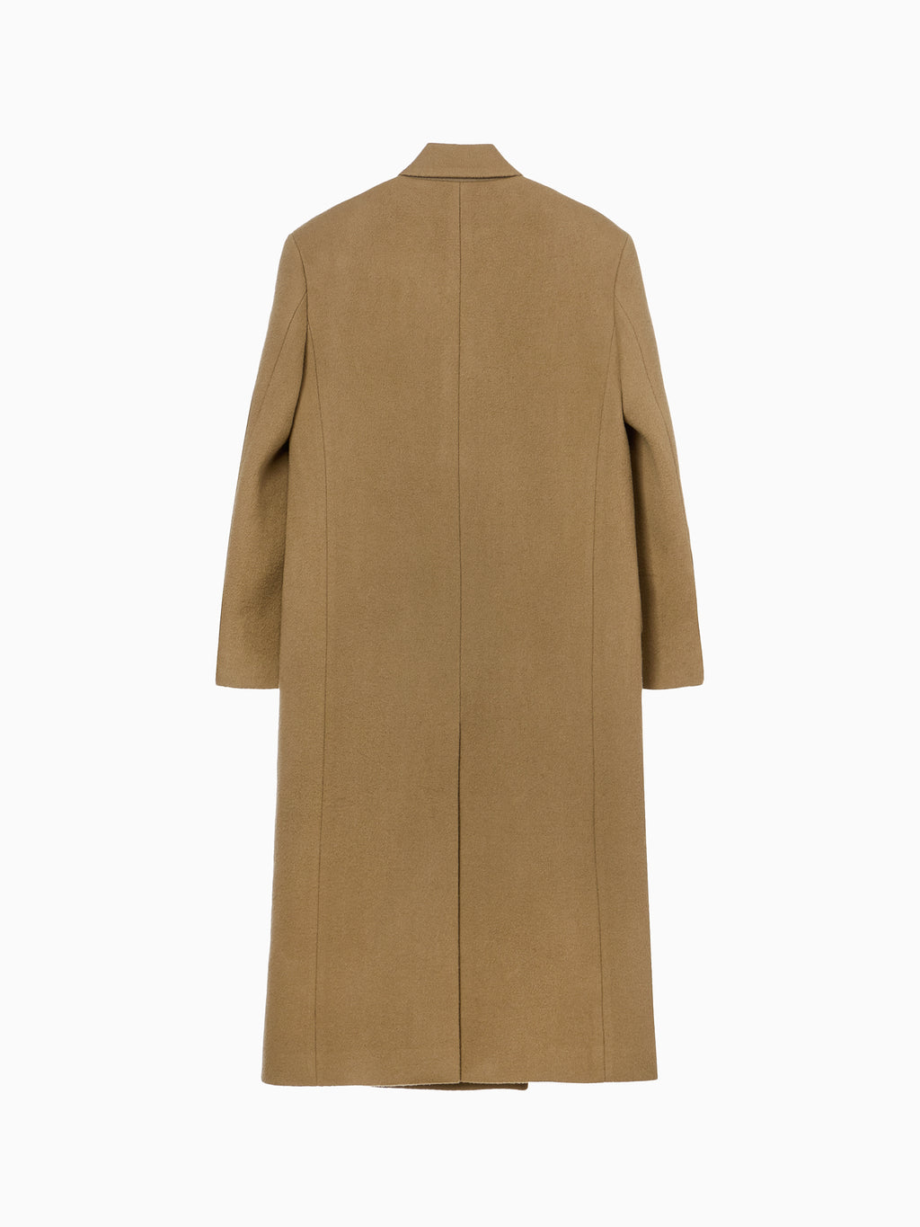 Double Tailored Long Coat Camel