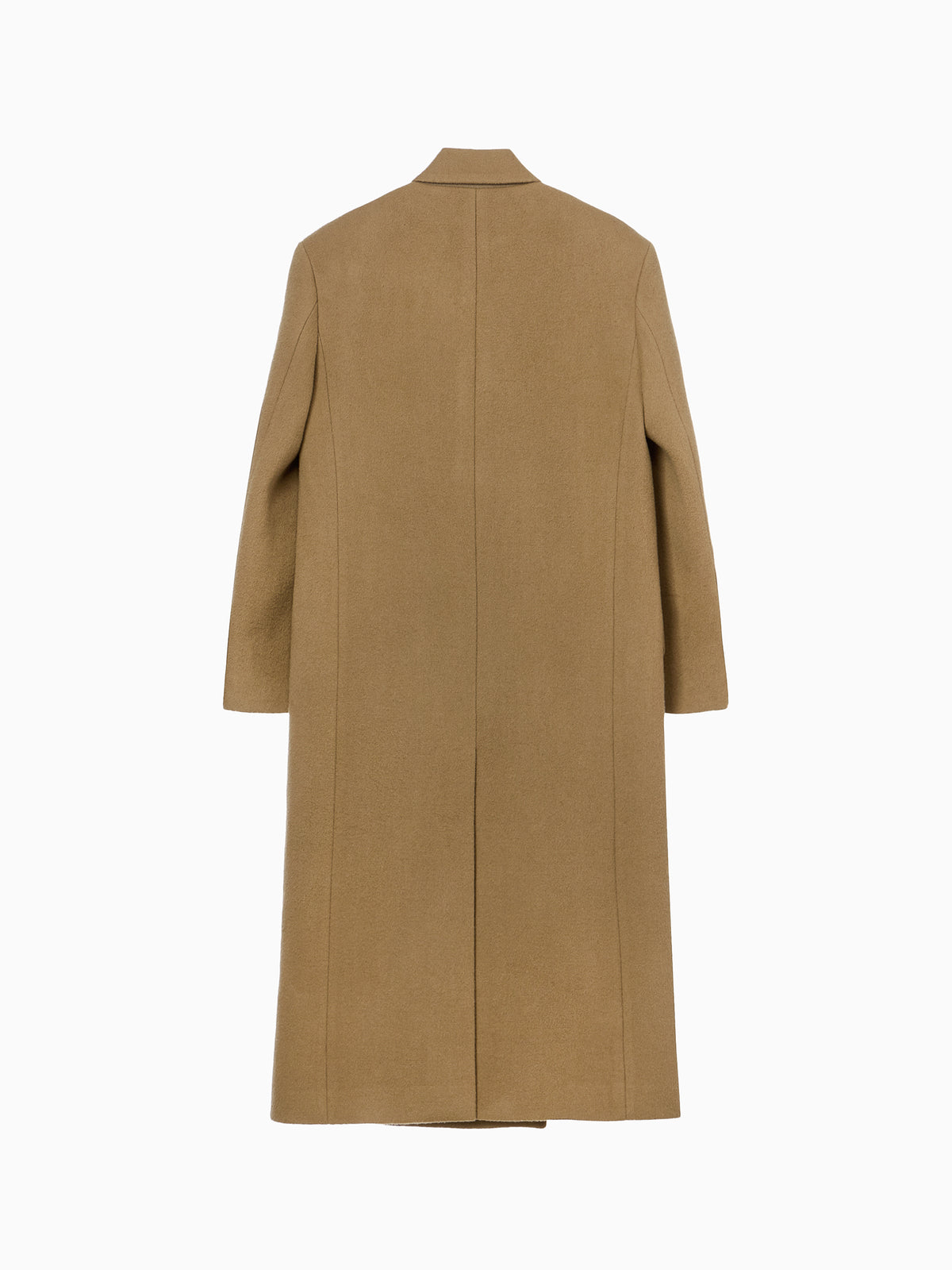 Double Tailored Long Coat Camel