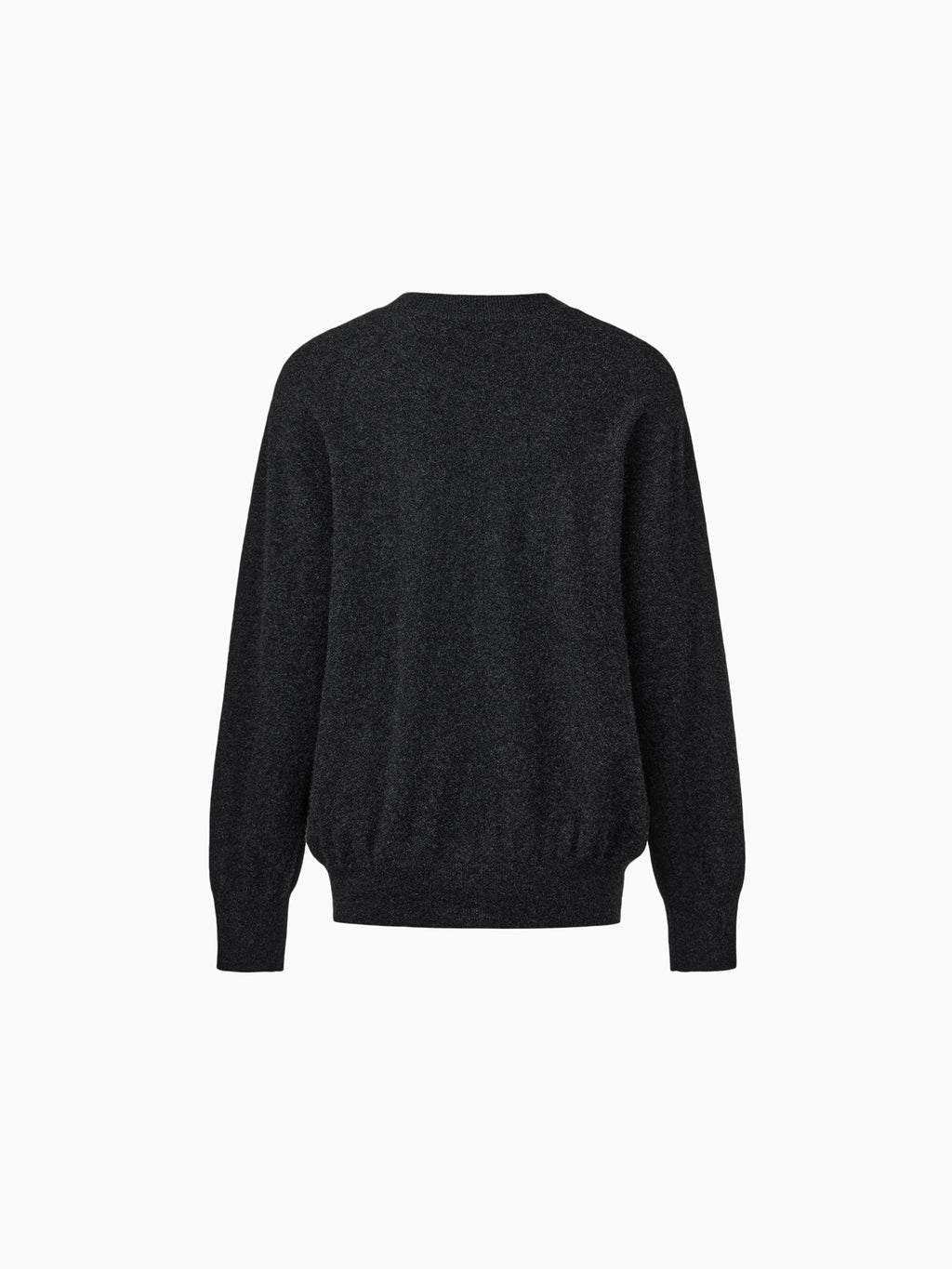 Cashmere 100 Overfit Pullover Charcoal