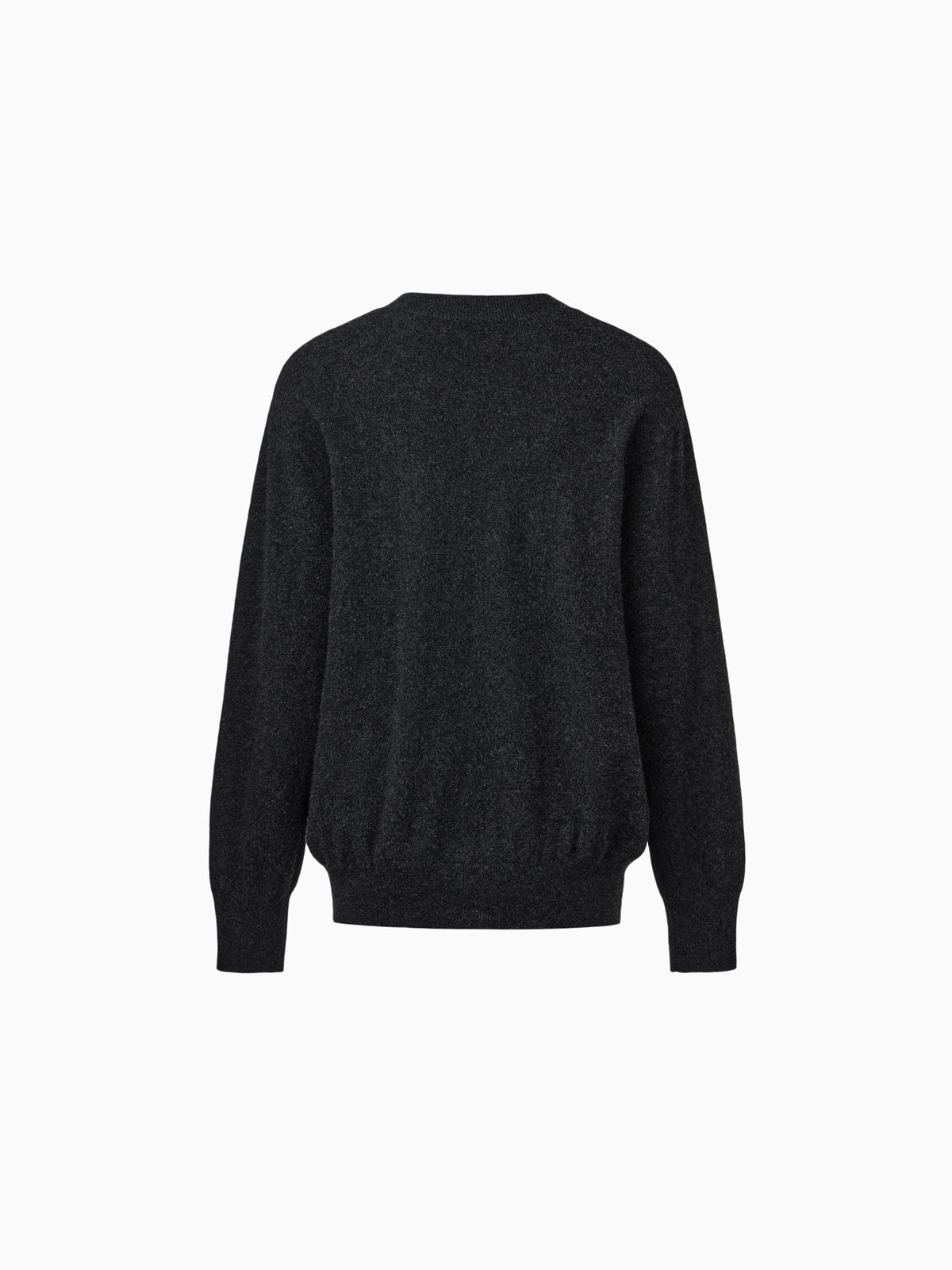 Cashmere 100 Overfit Pullover Charcoal
