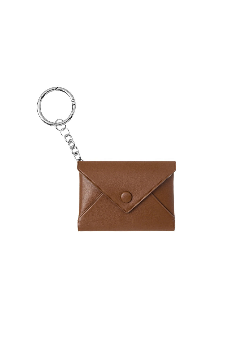 Card Wallet Keyring Camel