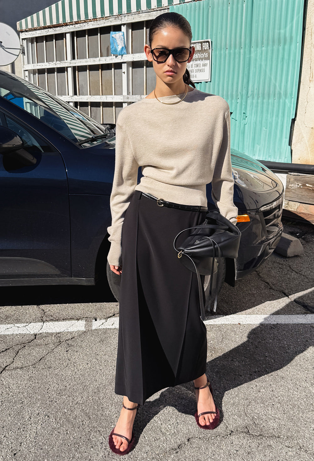 Spring Wool Cardigan Light Beige