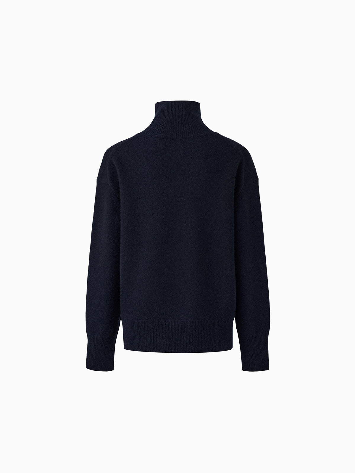 Cashmere 100% Turtleneck Knit Navy
