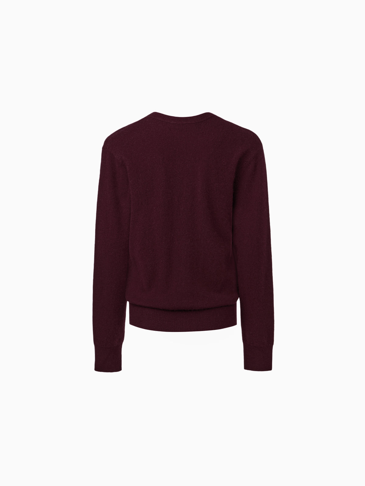 Cashmere 100 Wrap Knit Burgundy