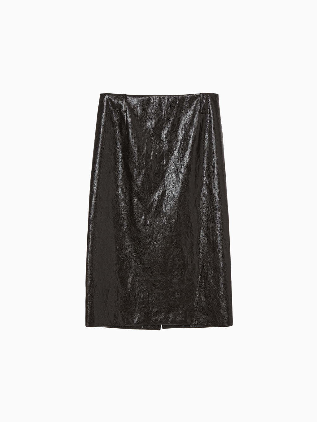 Slim Leather Skirt