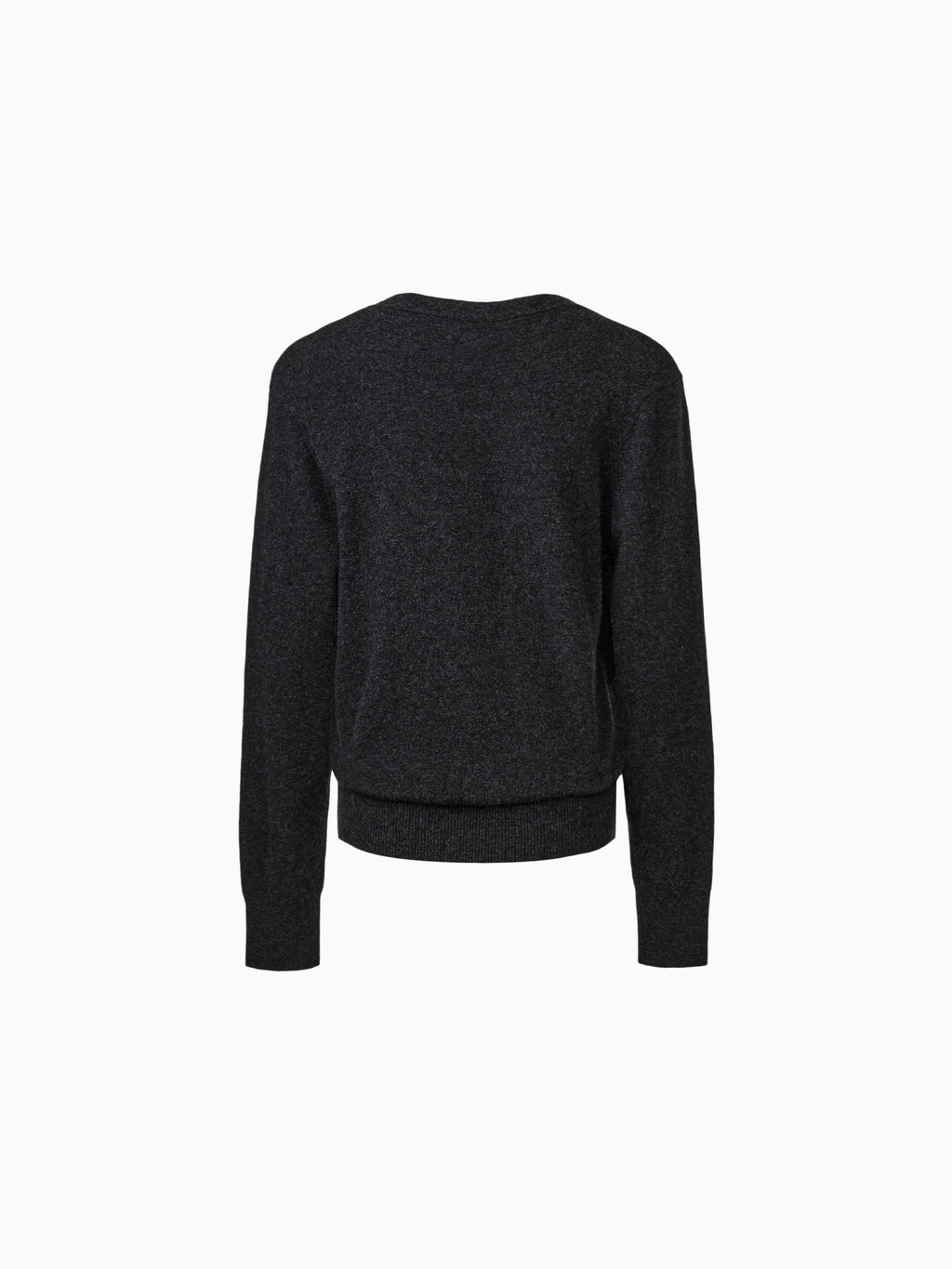 Cashmere 100 Wrap Knit Charcoal