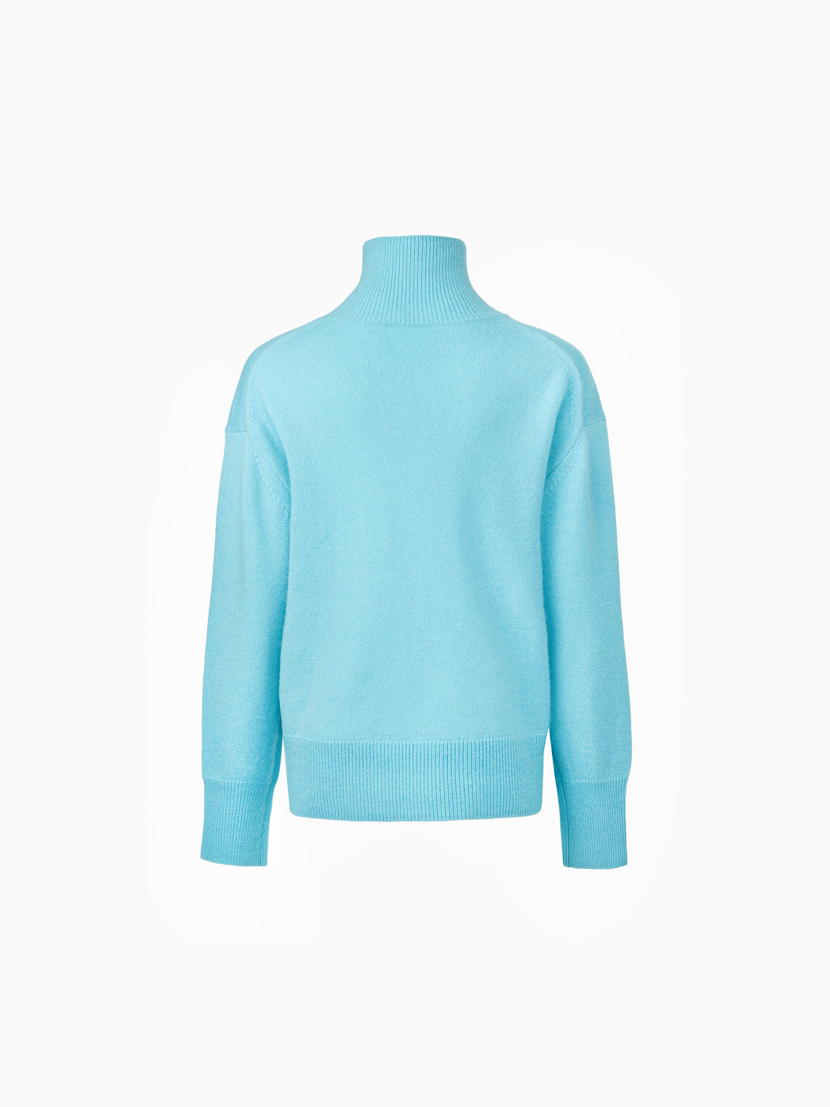 Cashmere 100 Turtleneck Knit Mint Blue