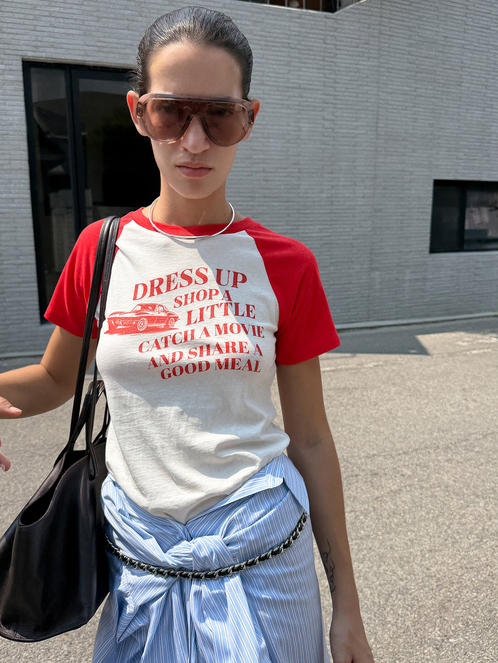Vintage Car T-shirt Red