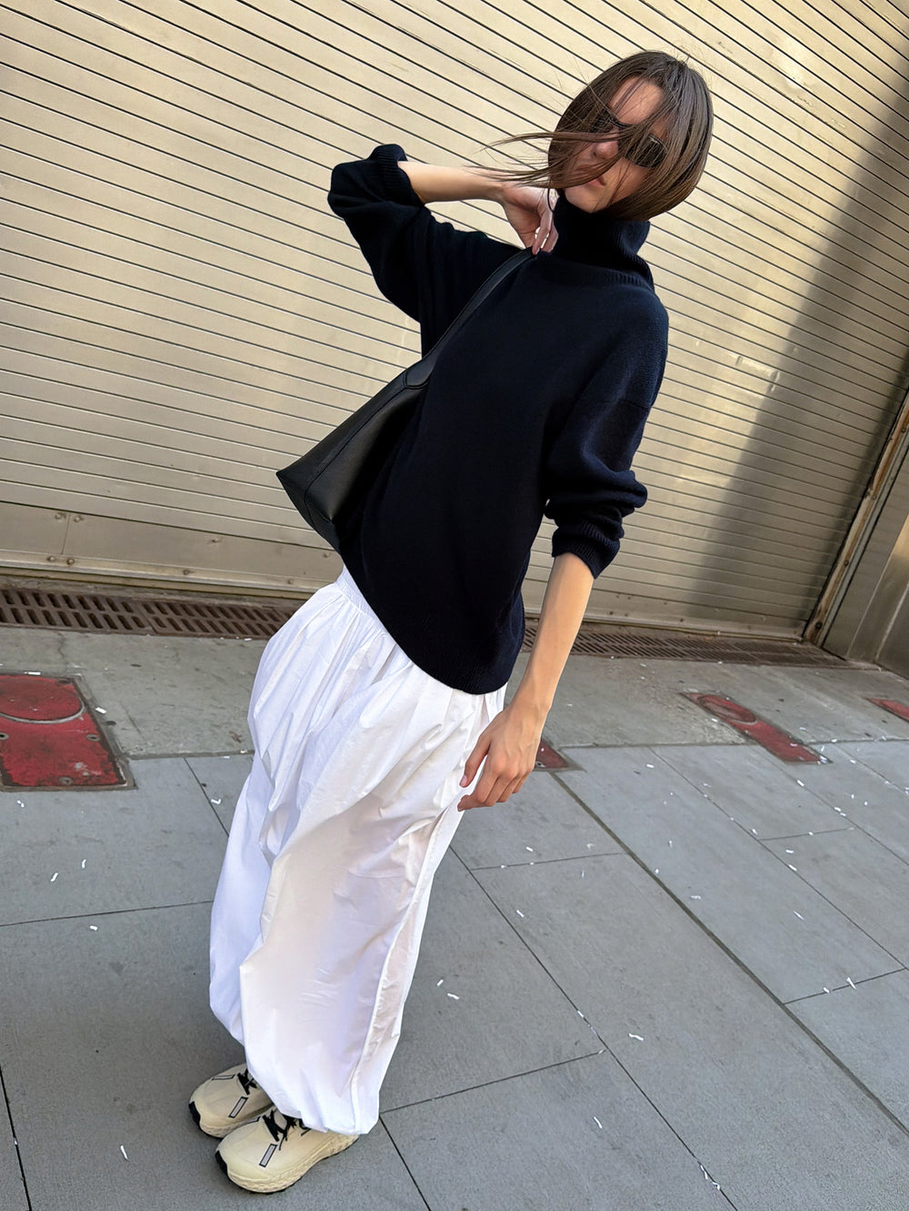 Cashmere 100% Turtleneck Knit Navy