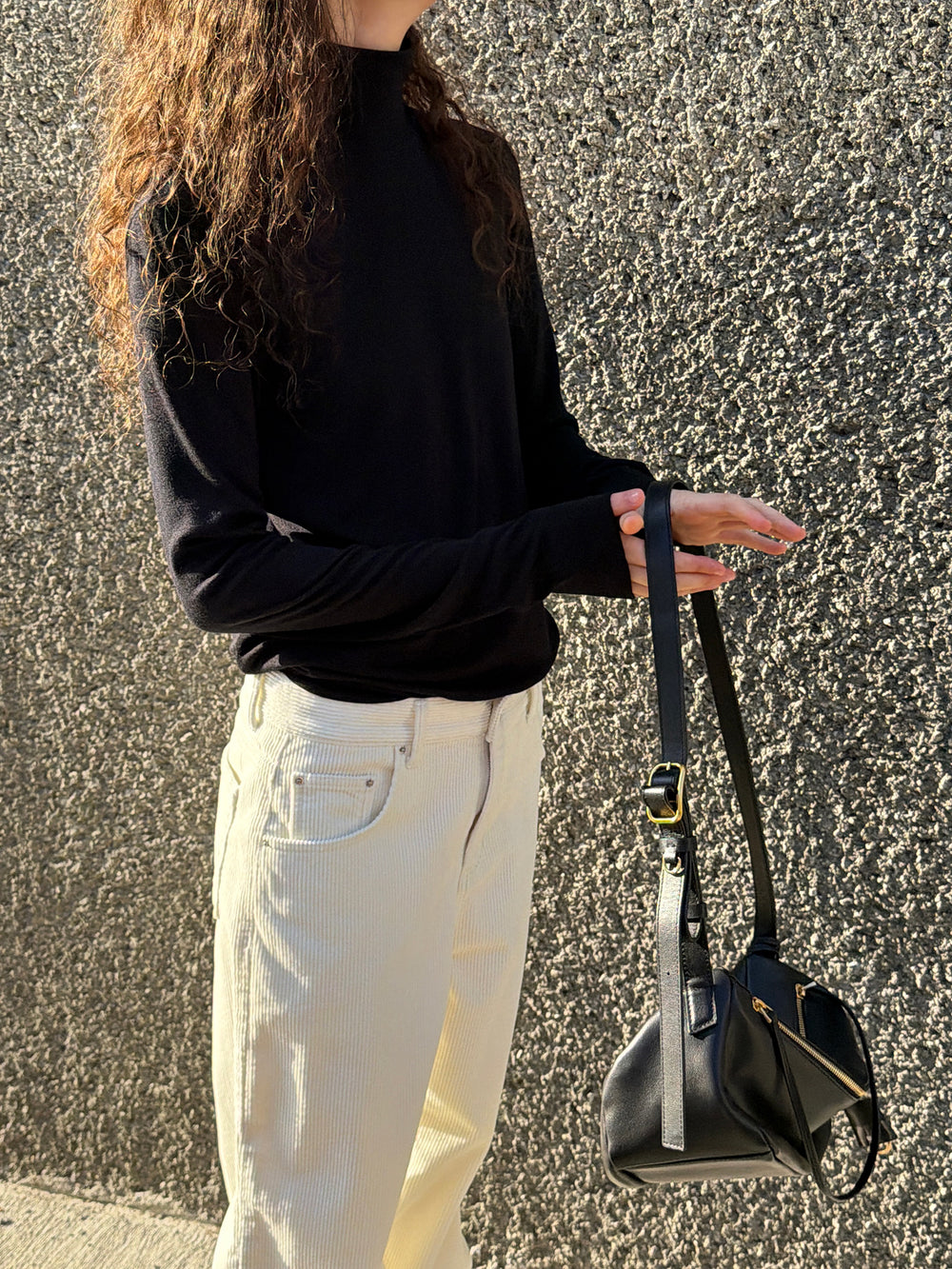 Soft Corduroy Pants Cream