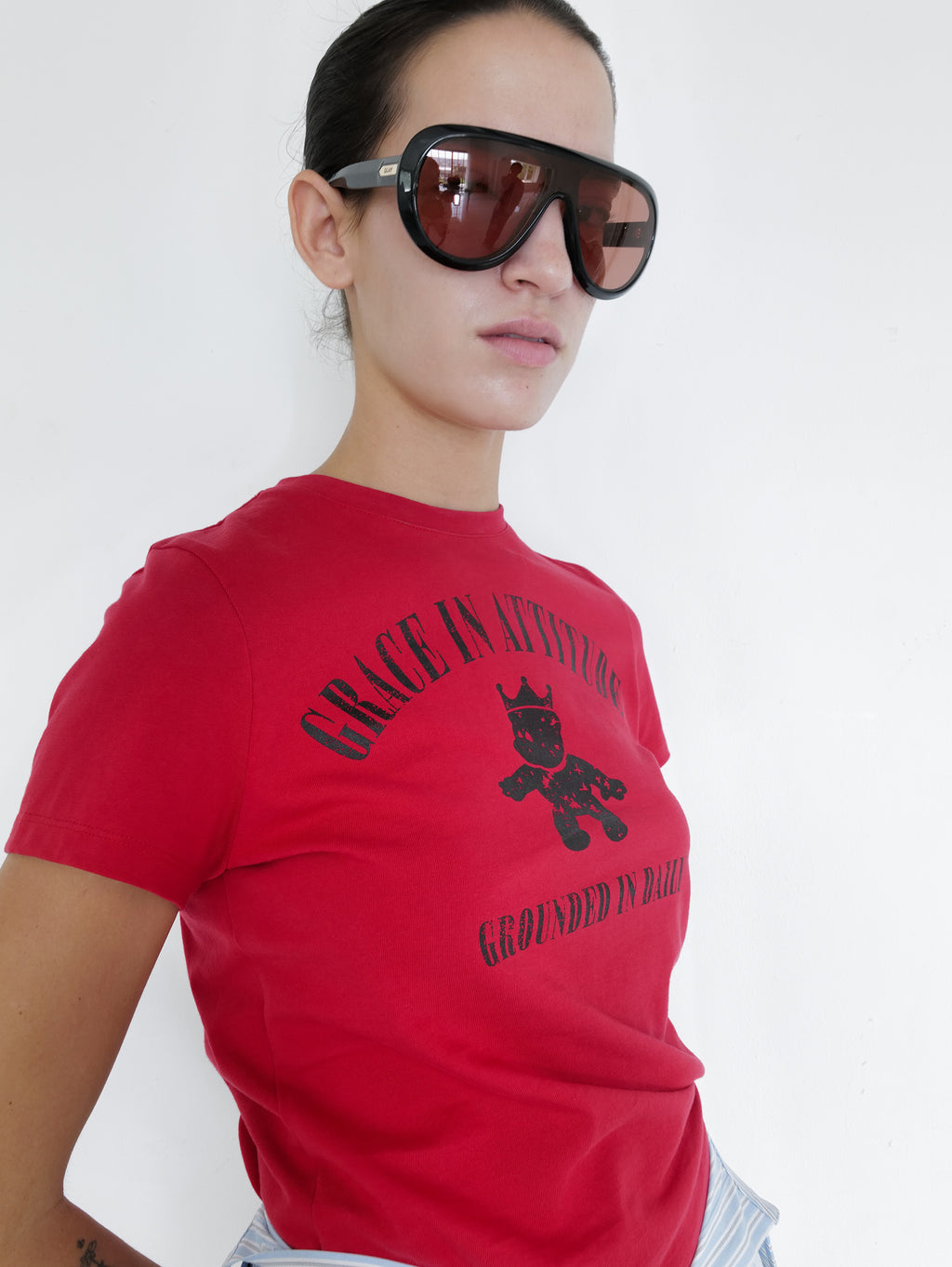 Crown Bear T-Shirt Red