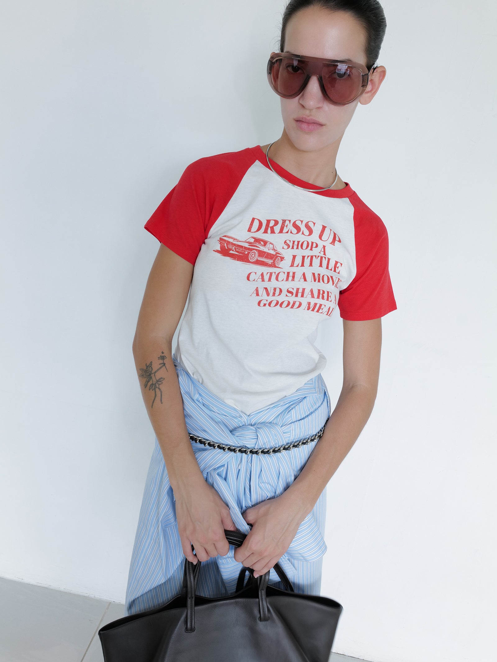 Vintage Car T-shirt Red