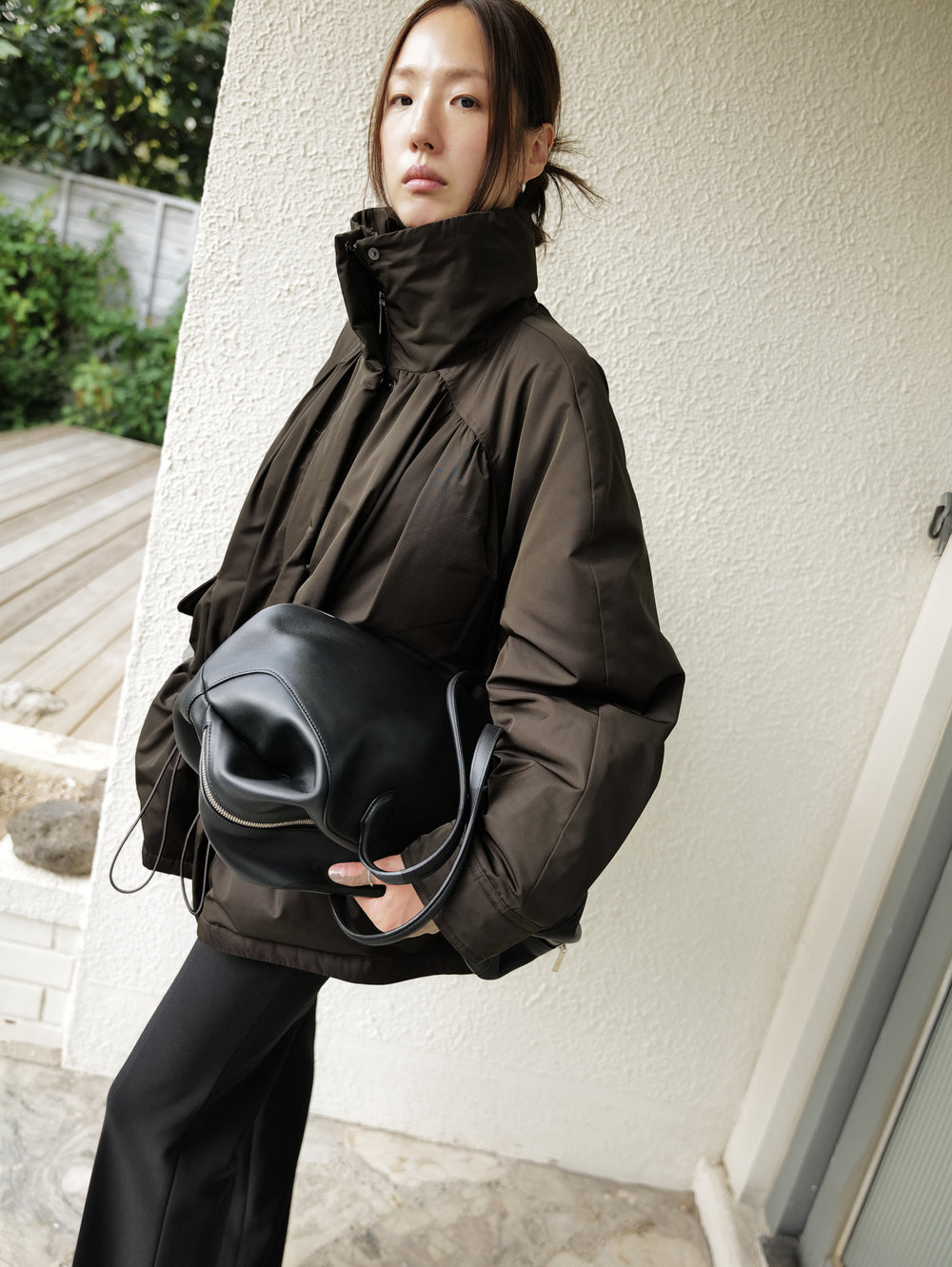 Field Parka Goose Down Khaki Brown