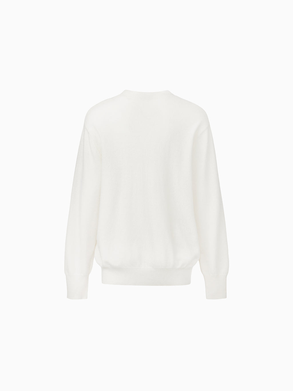 Cashmere 100% Oversized Pullover Ivory
