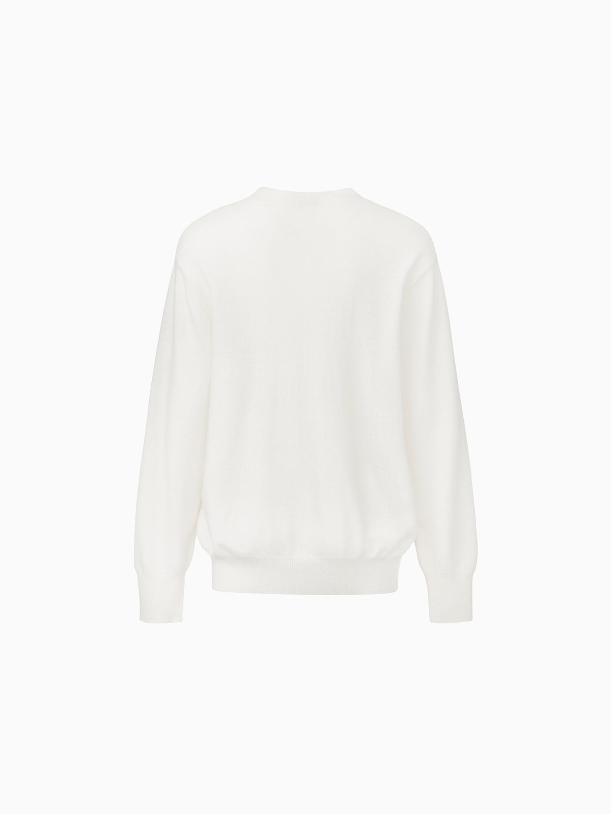 Cashmere 100% Oversized Pullover Ivory
