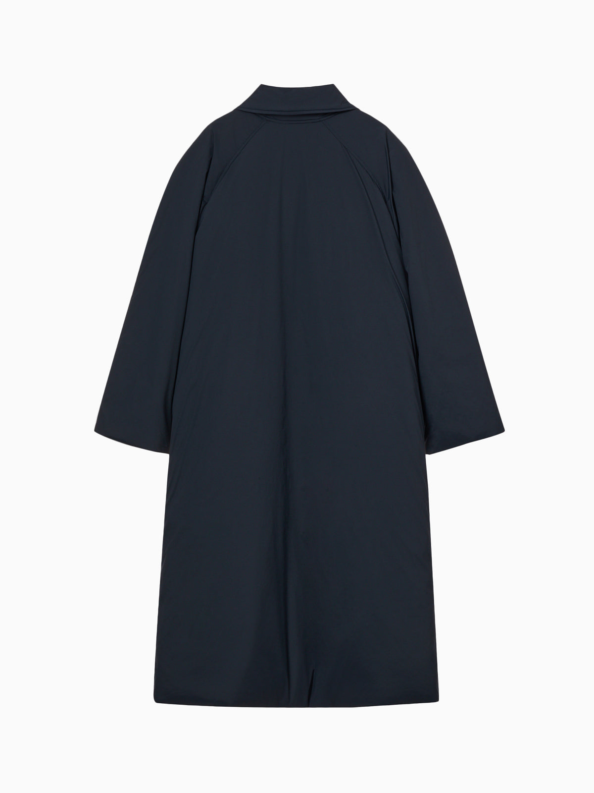 Padded Mac Coat Navy