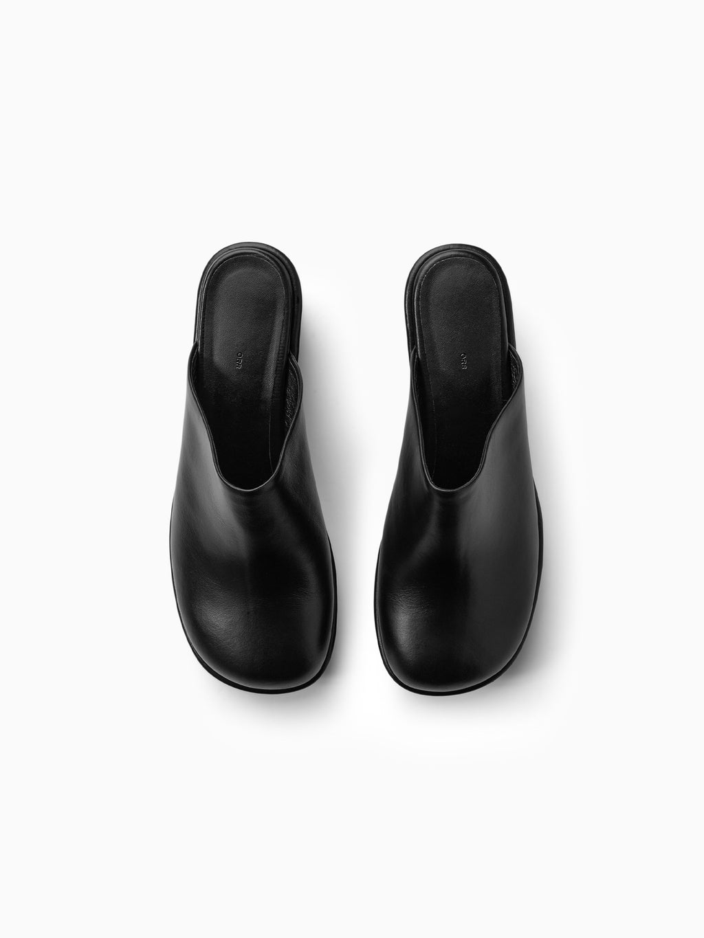 Leather Clog Black