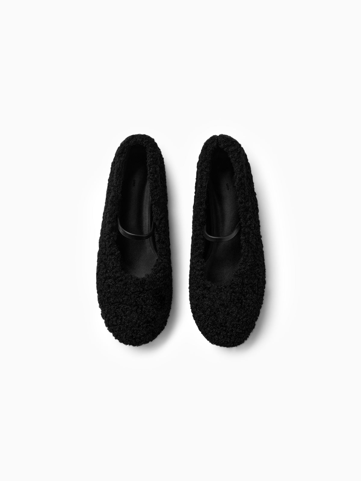 Puff Mary Janes Black