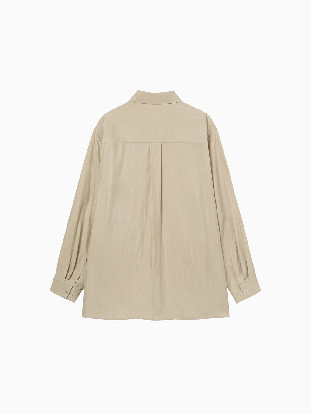 Silky Cupro Shirt Beige