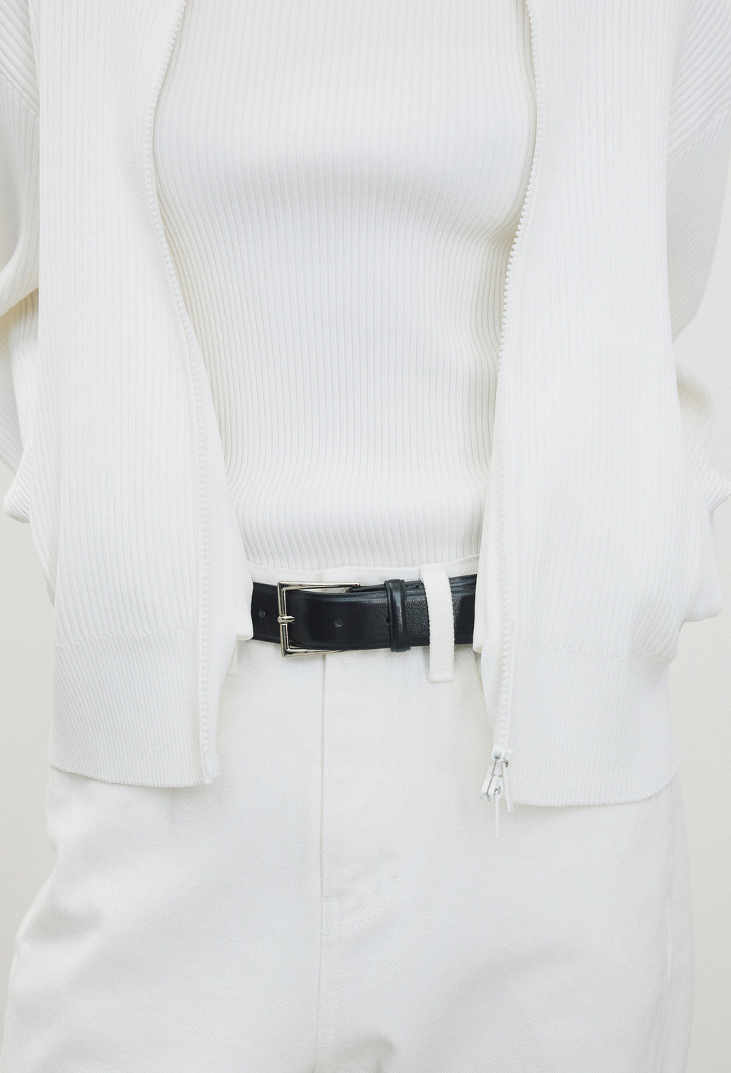High-density Knit Top Ivory