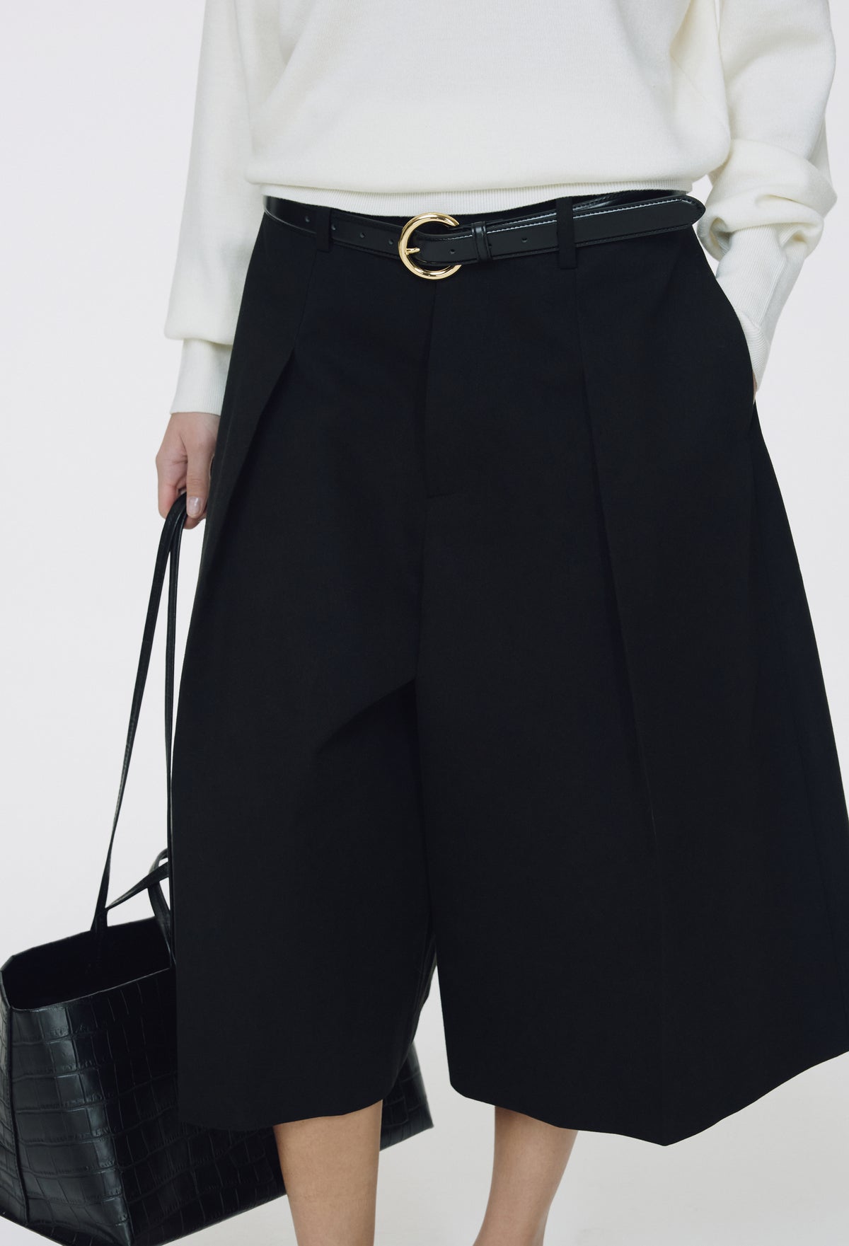 Cotton Bermuda shorts