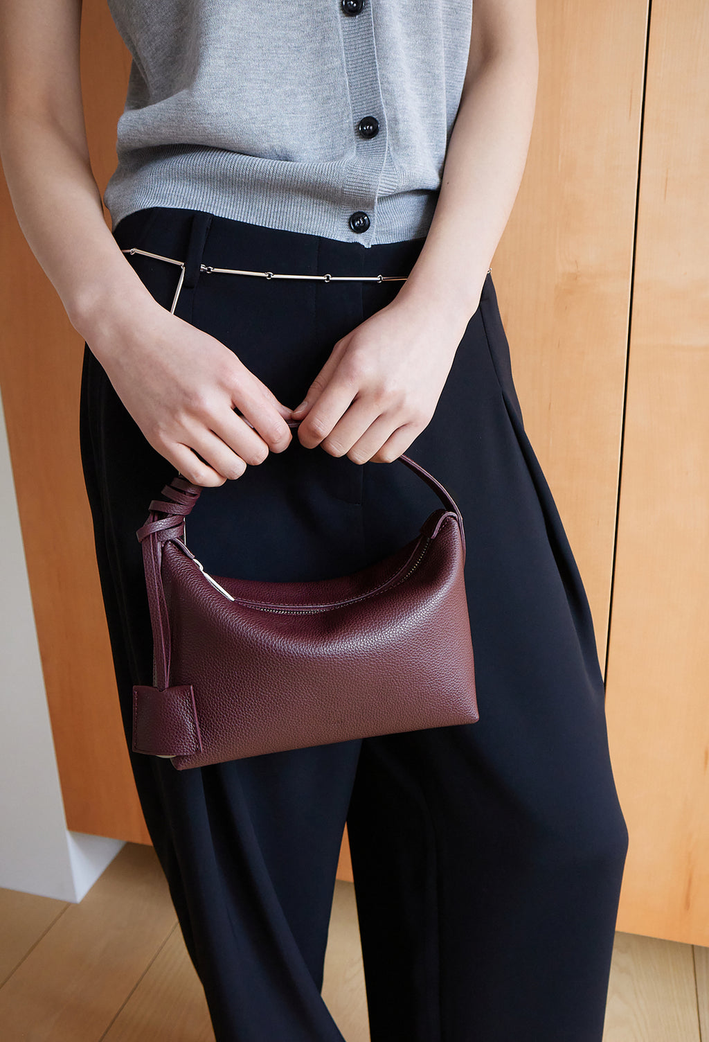 Arc Bag Small Burgundy