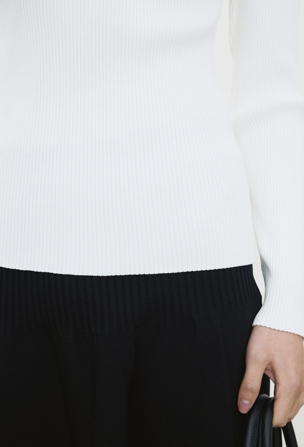 High-density Slim Knit Ivory