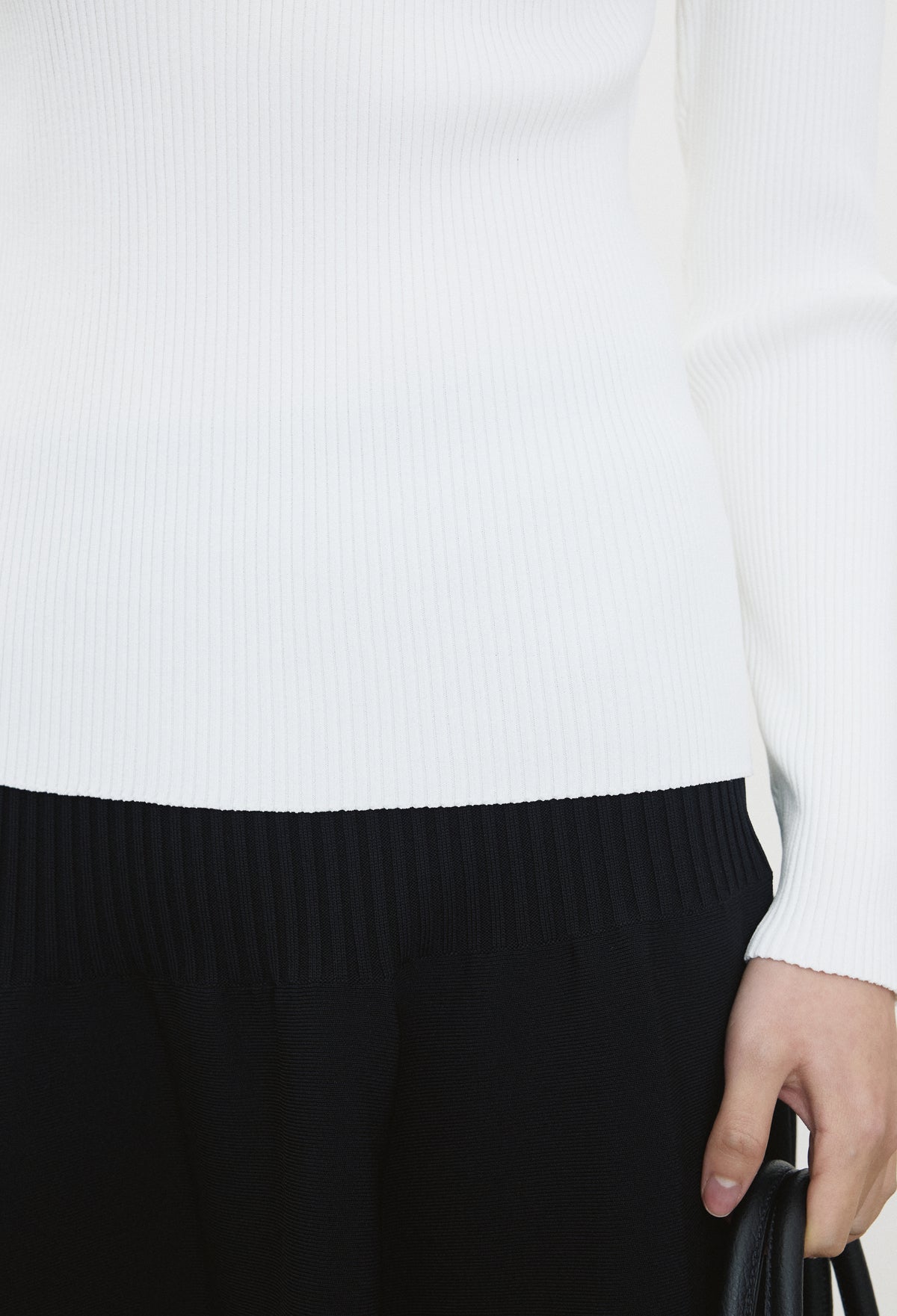 High-density Slim Knit Ivory