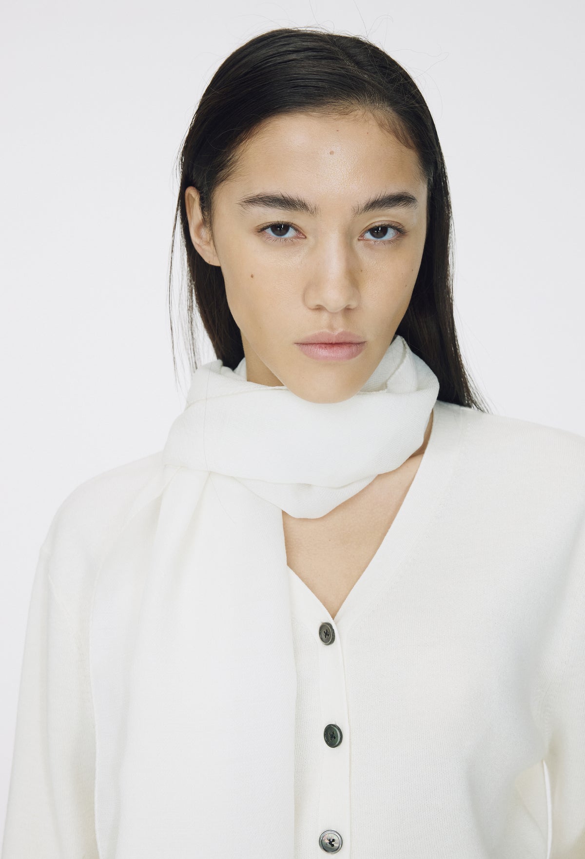 Spring Wool Cardigan Ivory