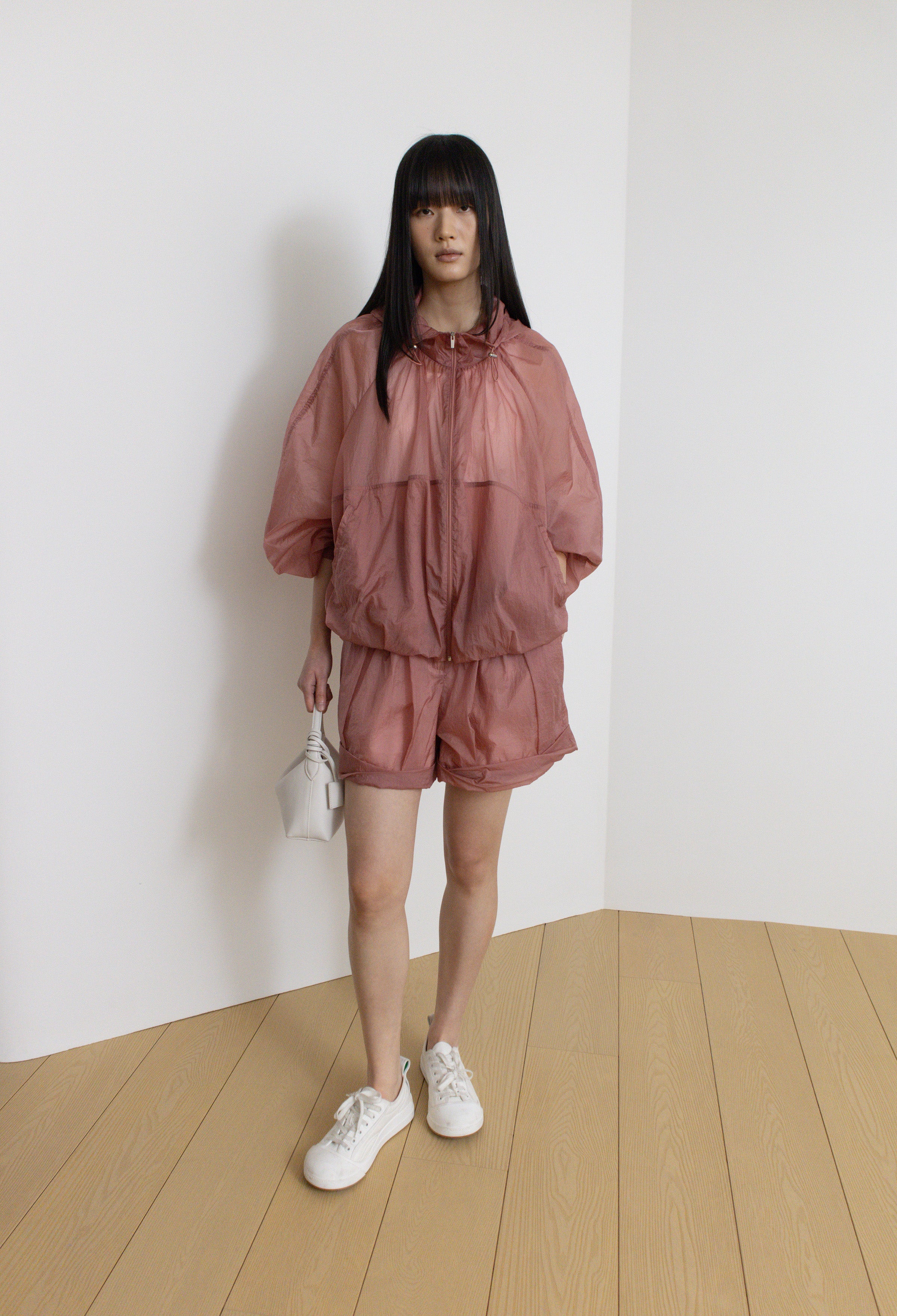 Airy Nylon Jumper Pink