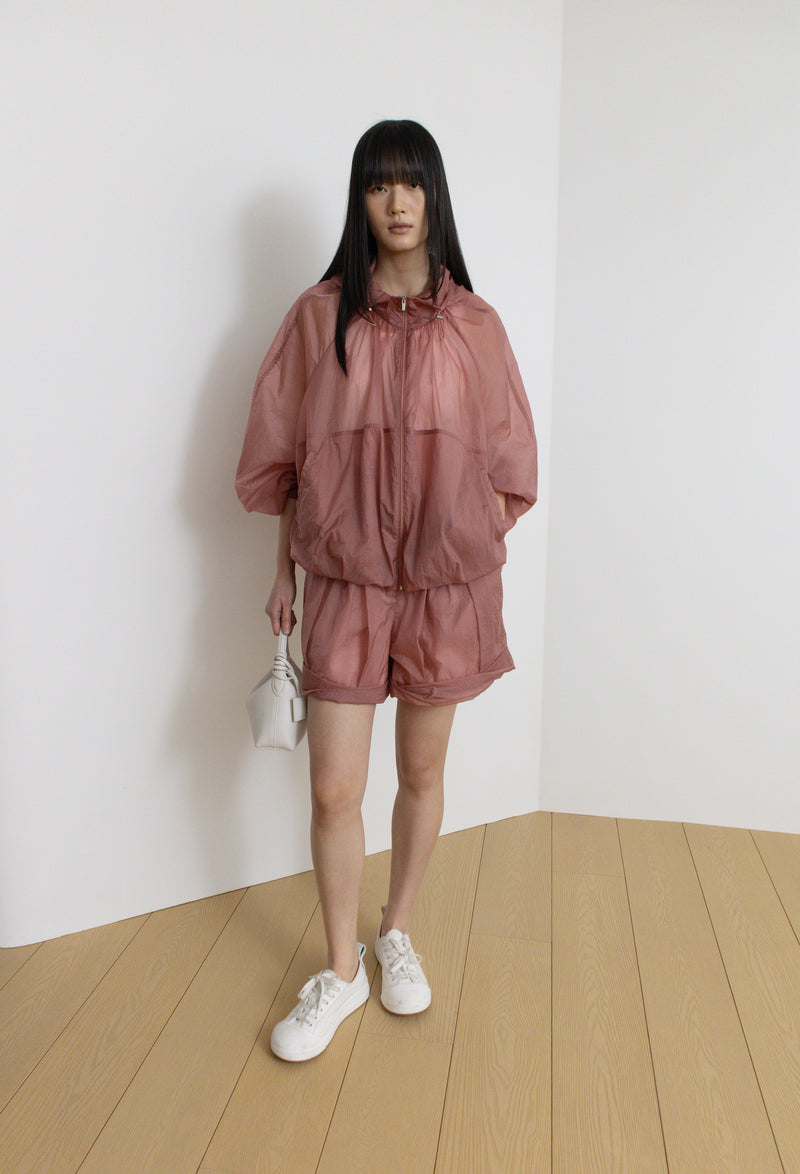 Airy Nylon Jumper Pink