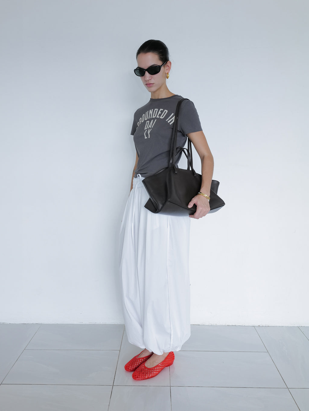 Ground Daily T-shirt Charcoal