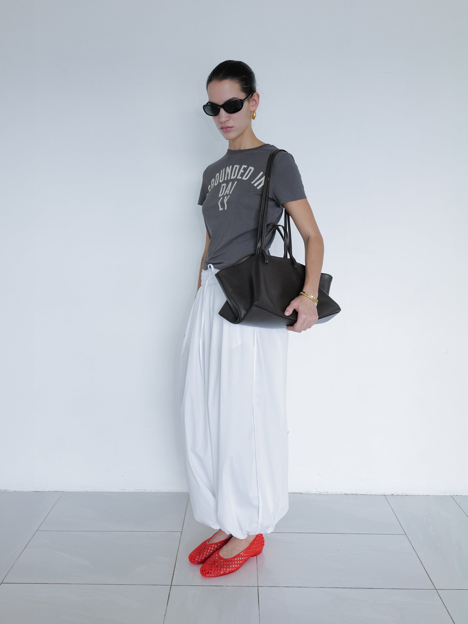 Ground Daily T-shirt Charcoal