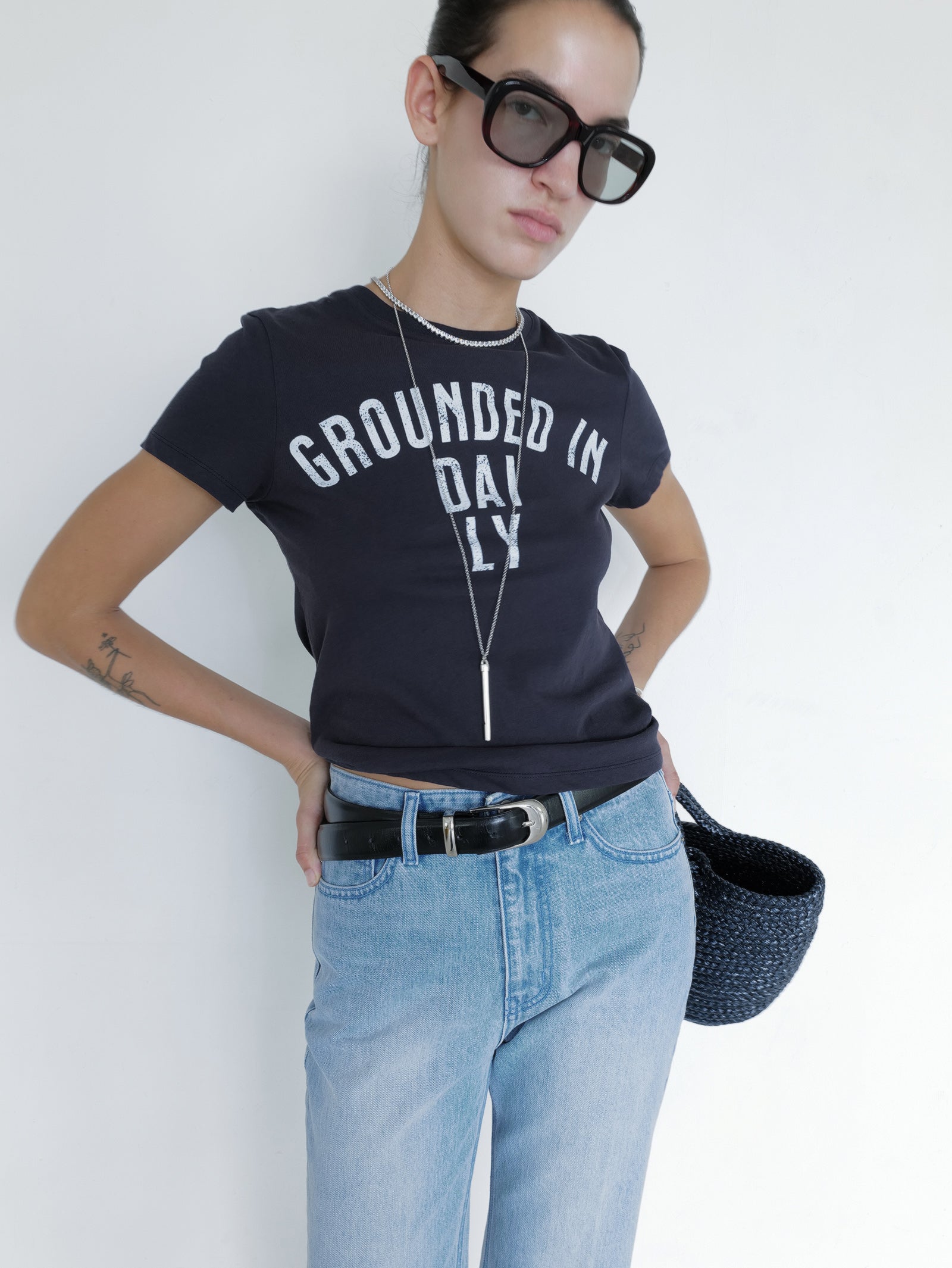 Ground Daily T-Shirt Navy