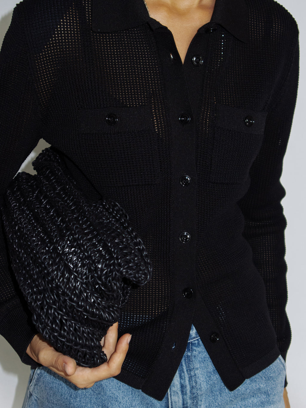 Flow Pique Knit Black