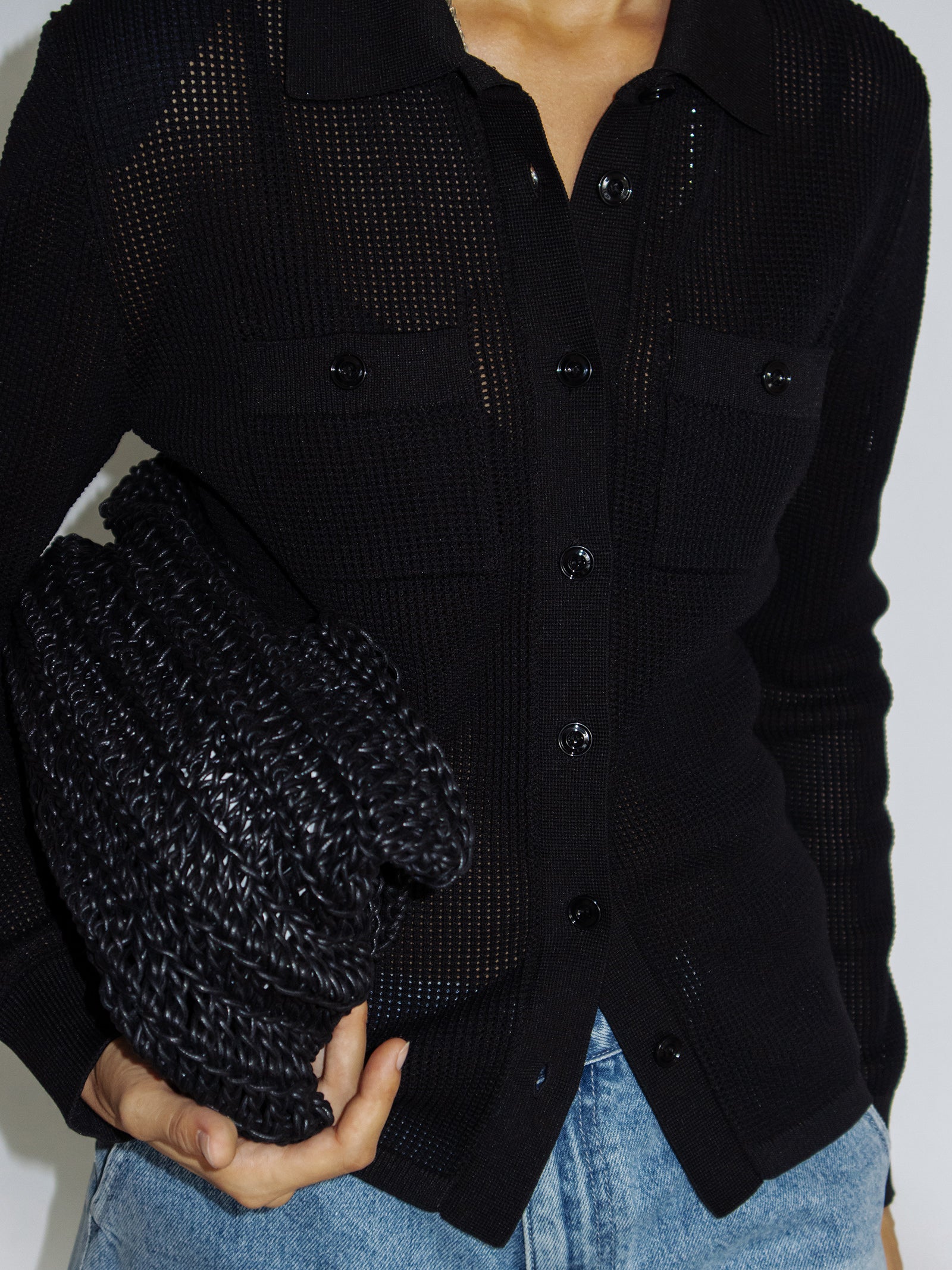 Flow Pique Knit Black