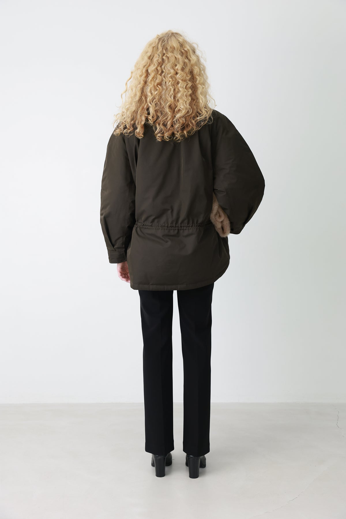 Field Parka Goose Down Khaki Brown