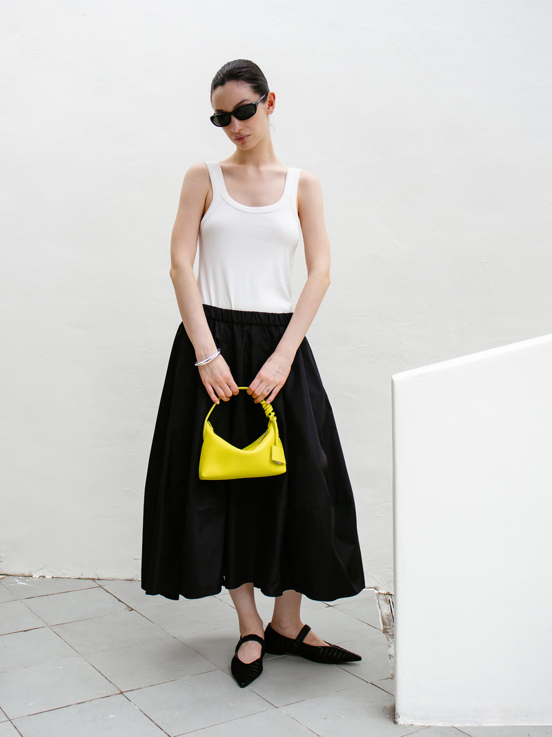 Balloon Full Skirt Black