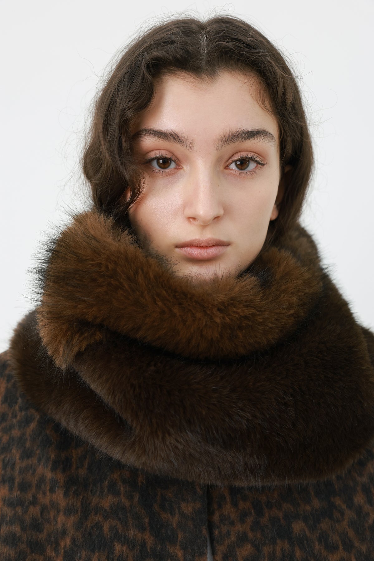 Like Fur Warmer Dark Brown