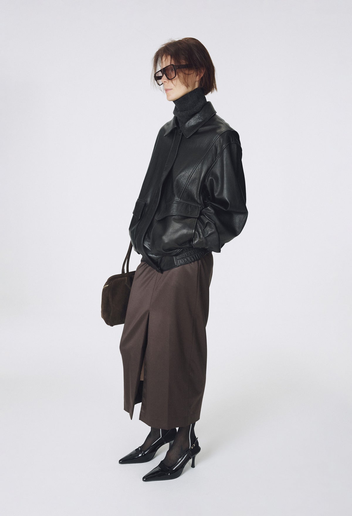 Real Lamb Leather Jumper