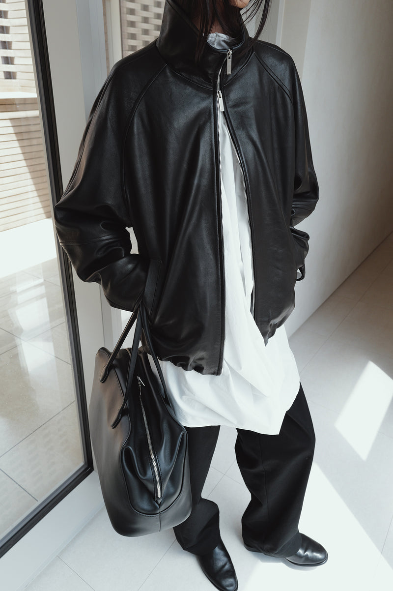Real Lamb Minimal Jumper Black